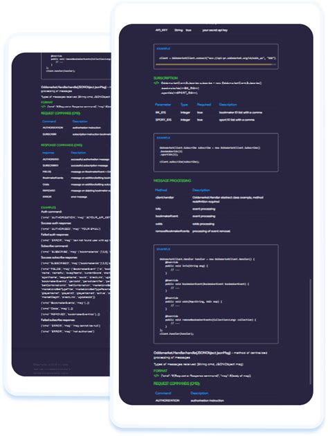json odds feeds